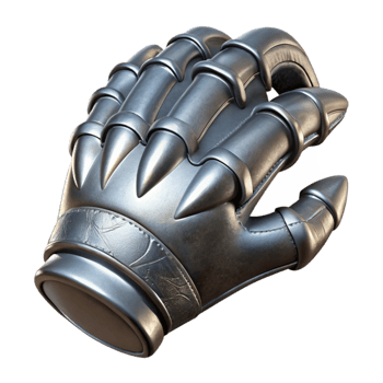 dramatic abstract Metallic Gloves Claw Design Cutout genuine png