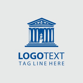 Aristocratic Classical Column Logo vector