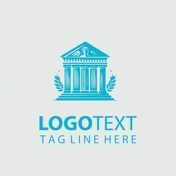 Grand Classical Column Logo Design vector