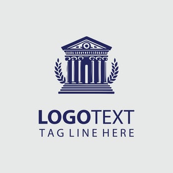 Pillar Prestige Classical Column Logo vector