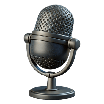 magnificent classic Microphone Windscreen Black Isolated authentic png