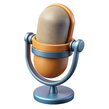 serene traditional Microphone with Pop Filter Side View Cutout png