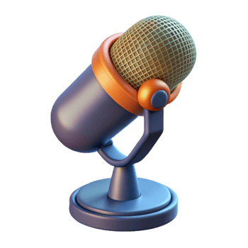 extraordinary traditional Microphone with Stand Side View Cutout detailed png