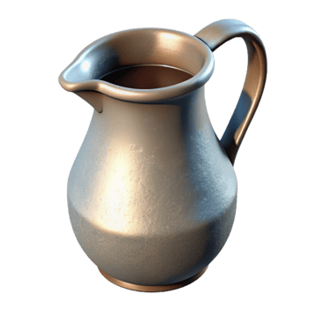 elegant modern Milk Jug Handle with Metal high resolution png