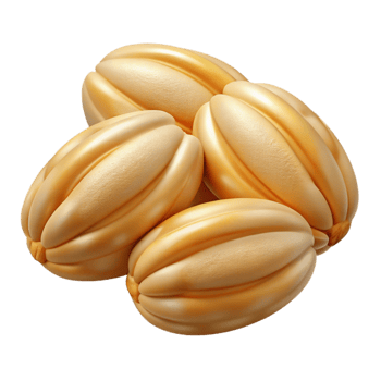 dramatic artistic Milled Barley Grains Isolated on Transparent Background premium png