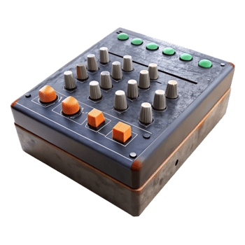 magnificent creative Mixing Console Channel Strip Close Up Transparent Background premium png