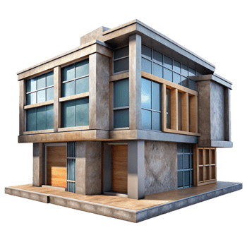 extraordinary minimalist Modern Architecture Building Facade Cutout genuine png
