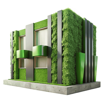 extraordinary traditional Modern Architecture Green Wall Cutout exclusive png