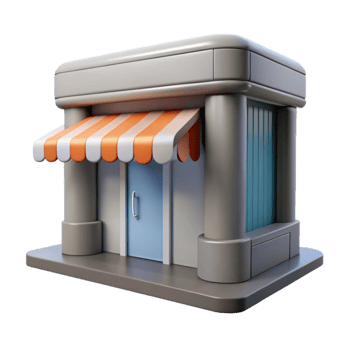impressive traditional Modern Building Entrance Awning Side View Isolated high quality png