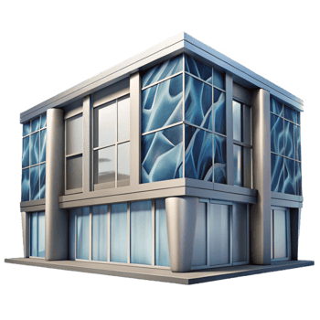 beautiful artistic Modern Building Facade Abstract Pattern Transparent original png