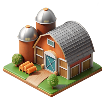 extraordinary rustic Modern Farm Buildings Aerial View Transparent Background png