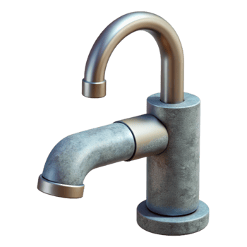 wonderful vintage Modern Kitchen Faucet Side View Cutout genuine png