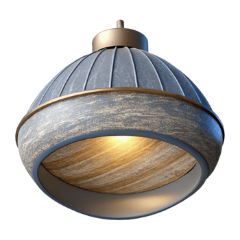 serene contemporary Modern Lamp Shade Top View Cutout professional png