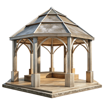 impressive traditional Modern Pavilion Open Air Structure Transparent detailed png