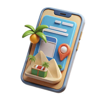 extraordinary classic Modern Smartphone Showing Travel App Isolated genuine png