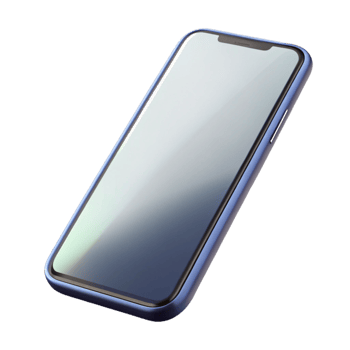 magnificent classic Modern Smartphone with Blank Screen Angled View Transparent Background professional png