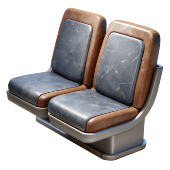 impressive classic Modern Train Seat Closeup Element professional png