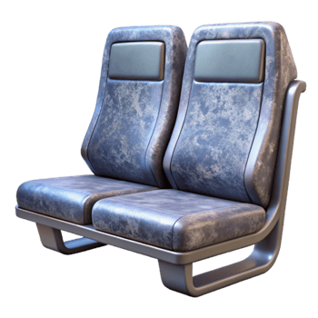 wonderful creative Modern Train Seat Closeup Element authentic png
