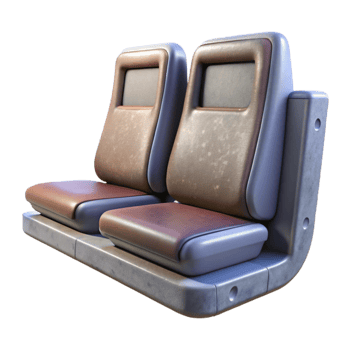 wonderful traditional Modern Train Seat Closeup Element original png