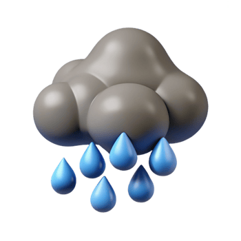 stunning traditional Monsoon Rain Heavy Gray Transparent Cutout premium png