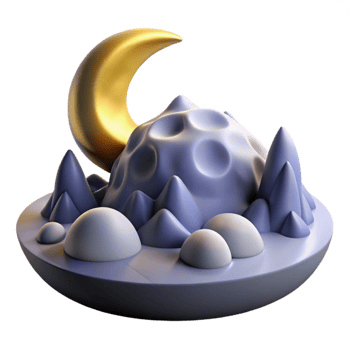 stunning contemporary Moonlight Landscape Photography Transparent authentic png