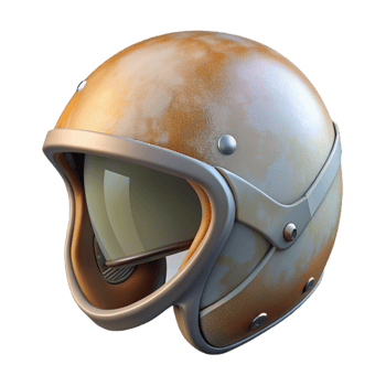 dramatic modern Motorcycle Helmet Side View Transparent Background premium png