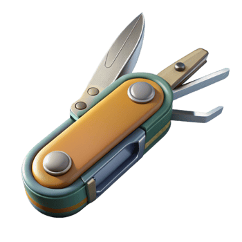 serene creative Multitool Open View Transparent Background professional png