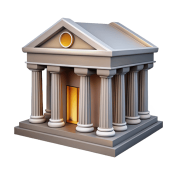 impressive abstract Museum Building Classical Architecture Element professional png