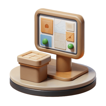 beautiful traditional Museum Exhibit Interactive Display Transparent Background detailed png