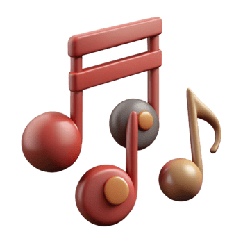 impressive artistic Music Notation Symbols Rests and Notes Transparent Background professional png