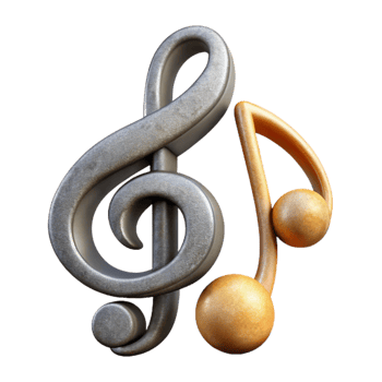 extraordinary minimalist Music Notation Symbols Treble Clef Transparent Background original png