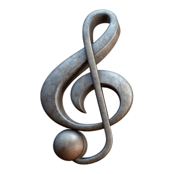 extraordinary traditional Music Notation Symbols Treble Clef Transparent Background authentic png