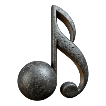 stunning modern Music Notes Symbol Treble Clef Black Transparent Background exclusive png