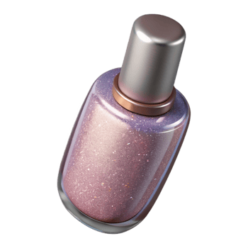magnificent abstract Nail Polish with Glitter Finish high quality png
