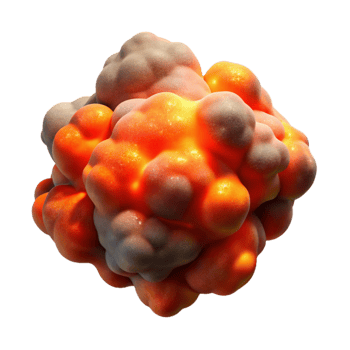 magnificent traditional Nebula Red and Orange Gas Clouds Transparent Background authentic png