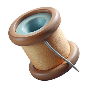 impressive vintage Needle and Thread Close Up Transparent original png