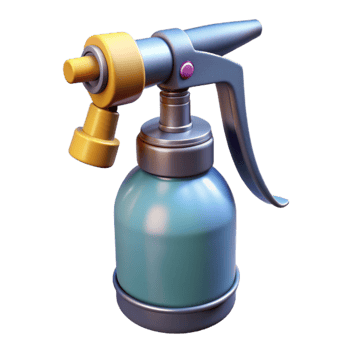 vibrant traditional Nft System with Spray Nozzles Isolated Cutout detailed png