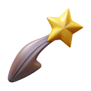 magnificent rustic Night Sky Shooting Star professional png