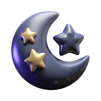 impressive vintage Night Sky with Stars Cutout Element detailed png