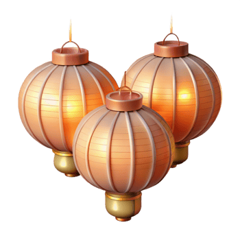 dramatic contemporary Obon Festival Lantern Floating Soft Light Transparent Background exclusive png