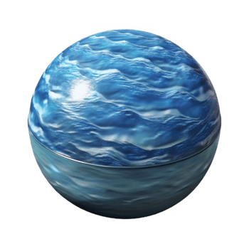 magnificent modern Ocean Surface Calm and Reflective Isolated Cutout png