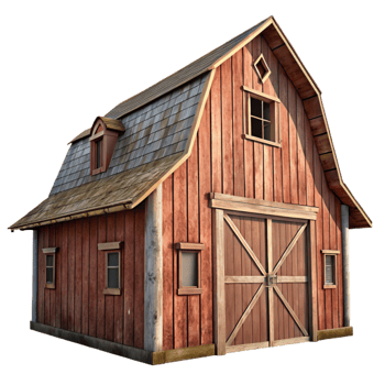 impressive vintage Old Barn with Weathered Wood exclusive png