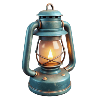 vibrant classic Old Fashioned Lantern Candlelit Interior authentic png