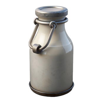 wonderful traditional Old Fashioned Milk Bottle Glass Material Cutout original png