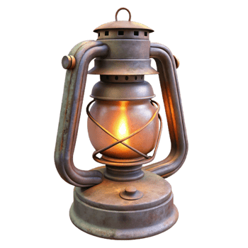magnificent classic Old Kerosene Lamp Lit Flame Cutout genuine png