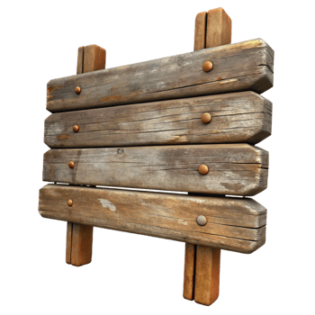 stunning vintage Old Wooden Sign Weathered Paint Element detailed png