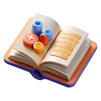 dramatic traditional Open Book with Financial Data Transparent exclusive png