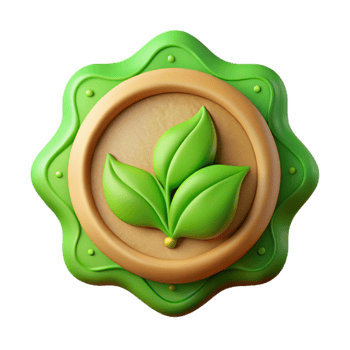 extraordinary minimalist Organic Food Label Cutout Green Design exclusive png