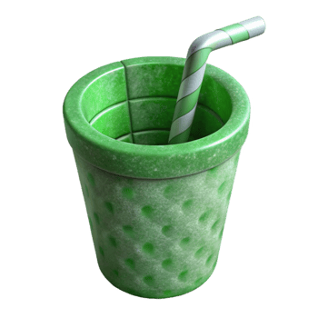 stunning traditional Paper Straws in a Glass Jar Top View Cutout high quality png