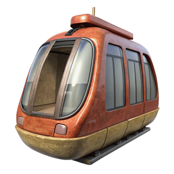 wonderful rustic Personal Rapid Transit Pod Cutout Transparent Background exclusive png